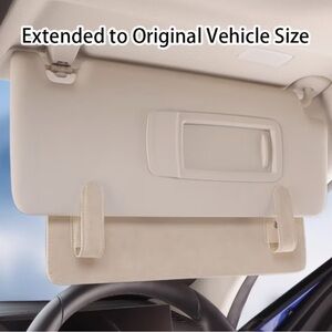 1pc Car Sun Visor Extension, Anti-Glare Sun Visor Extension GRAY NWT!
